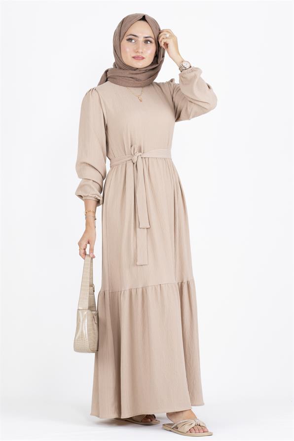 Princess Dress-Beige
