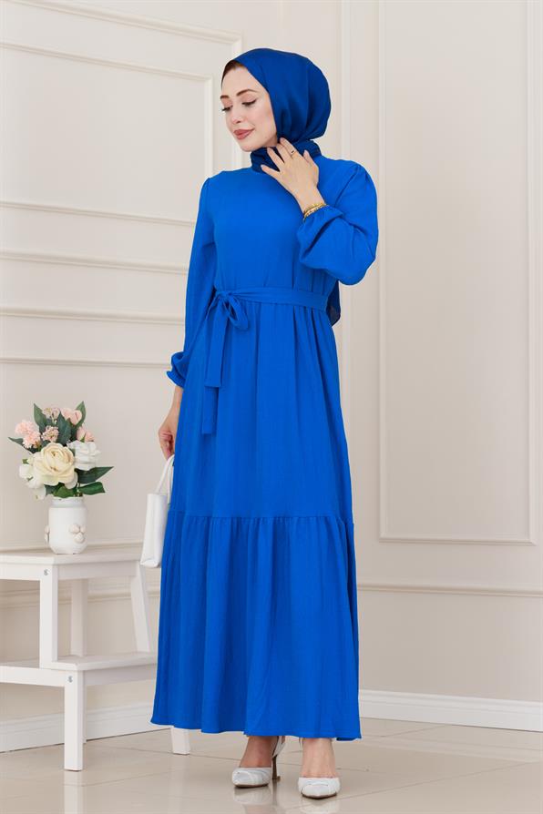 فستان موديل الأميرة-اللون الأزرق الفاتح