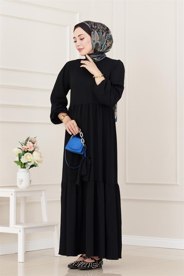 فستان موديل أميرة -اللون الأٍسود