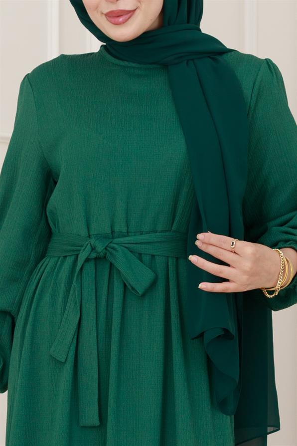 فستان موديل الأميرة-اللون الأخضر