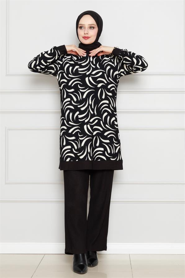 بدلة ريحان كارين -اسود اللون