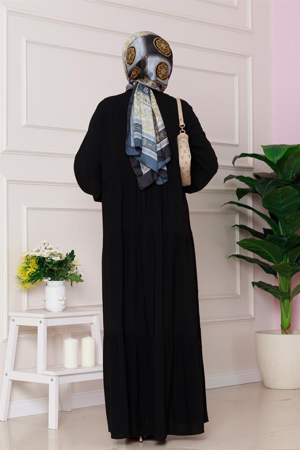 فستان ازرا - اللون الاسود