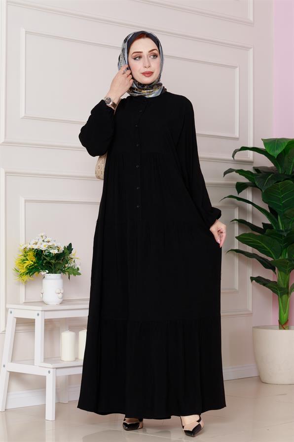 فستان ازرا - اللون الاسود