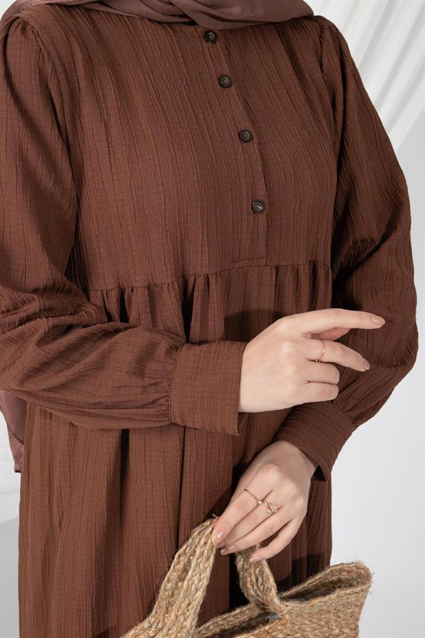 Robe Angel Dress-Brown
