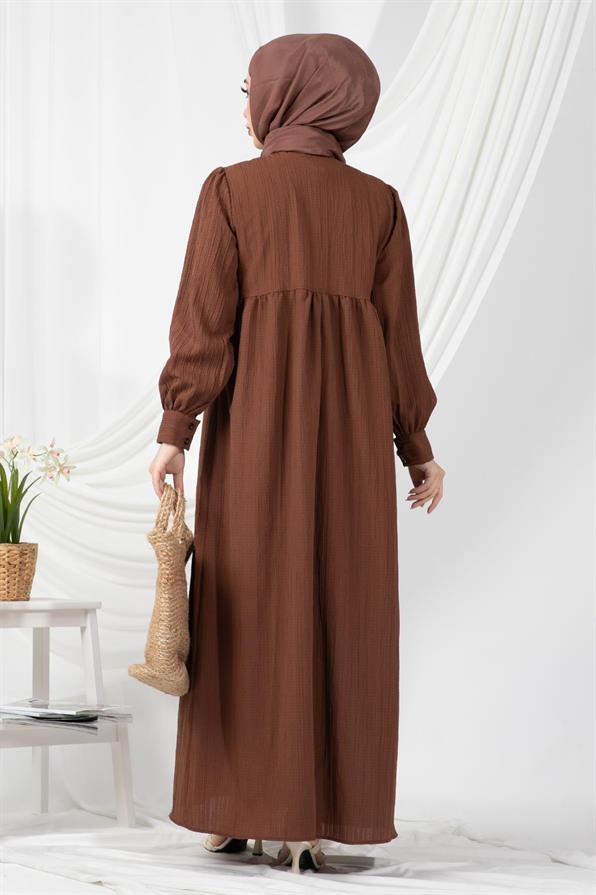 Robe Angel Dress-Brown