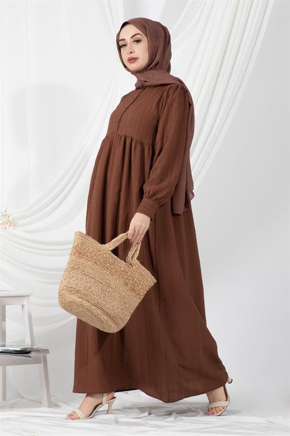 Robe Angel Dress-Brown