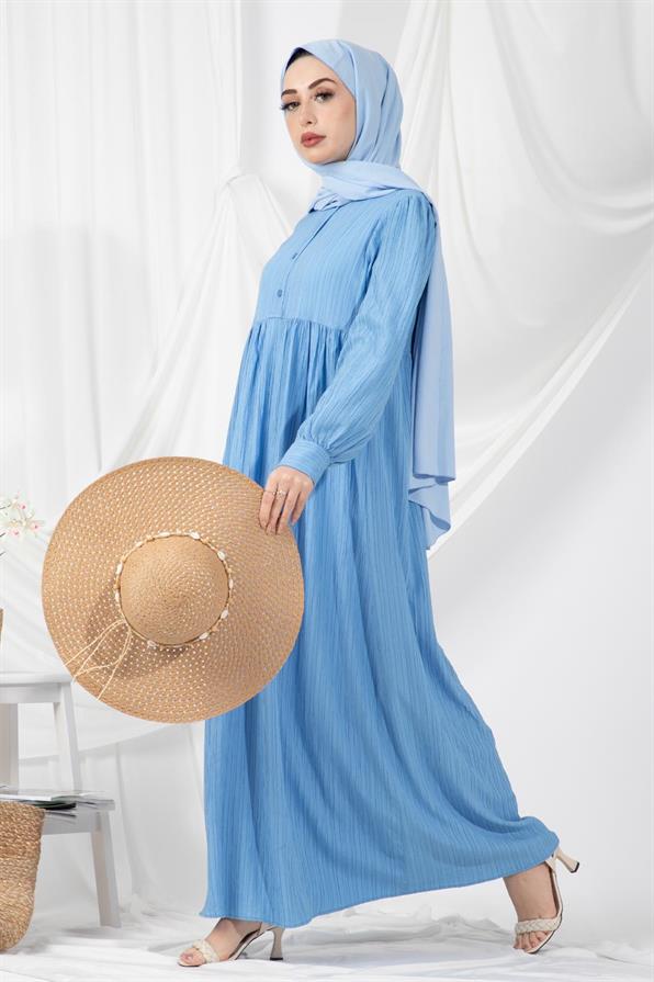 Robe Angel Dress-Blue