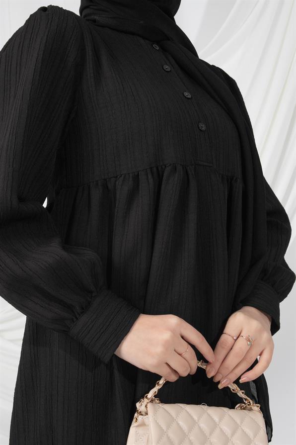 Robe Angel Dress-Black