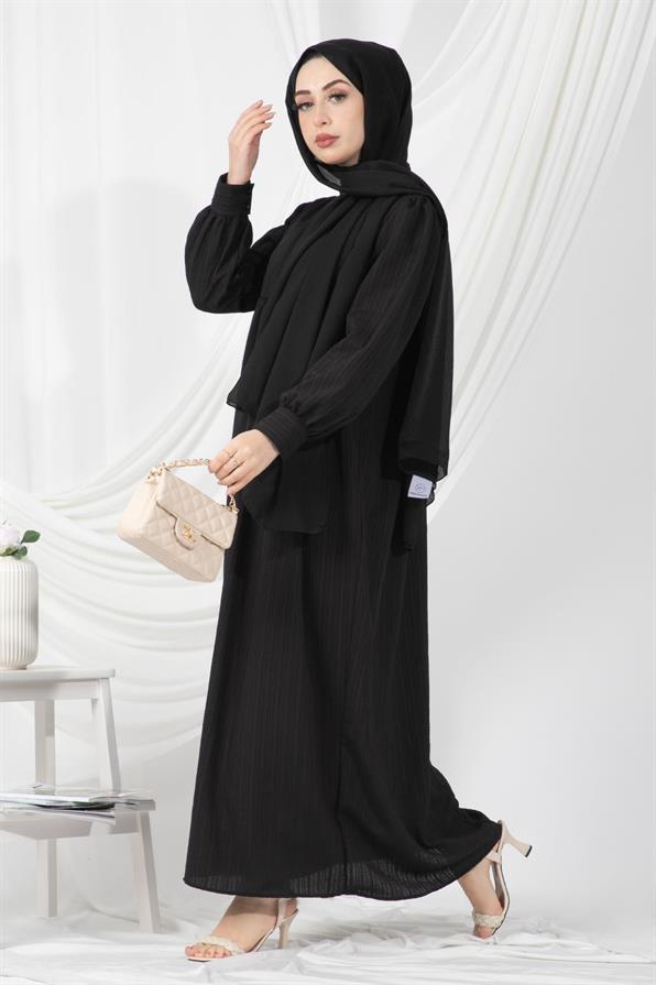 Robe Angel Dress-Black