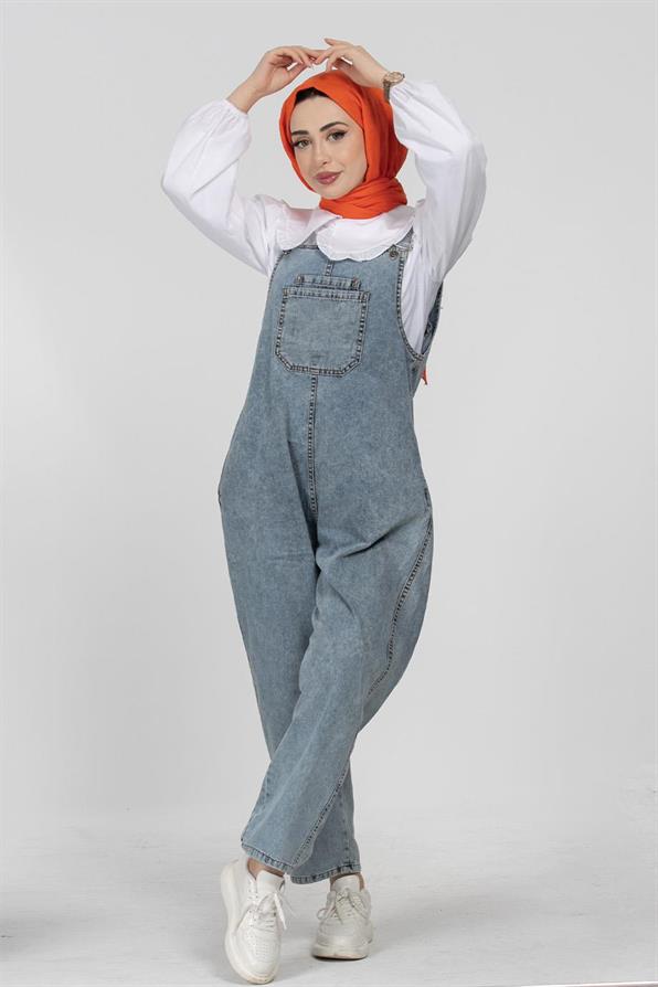 Bib and Brace Overall -Blue color