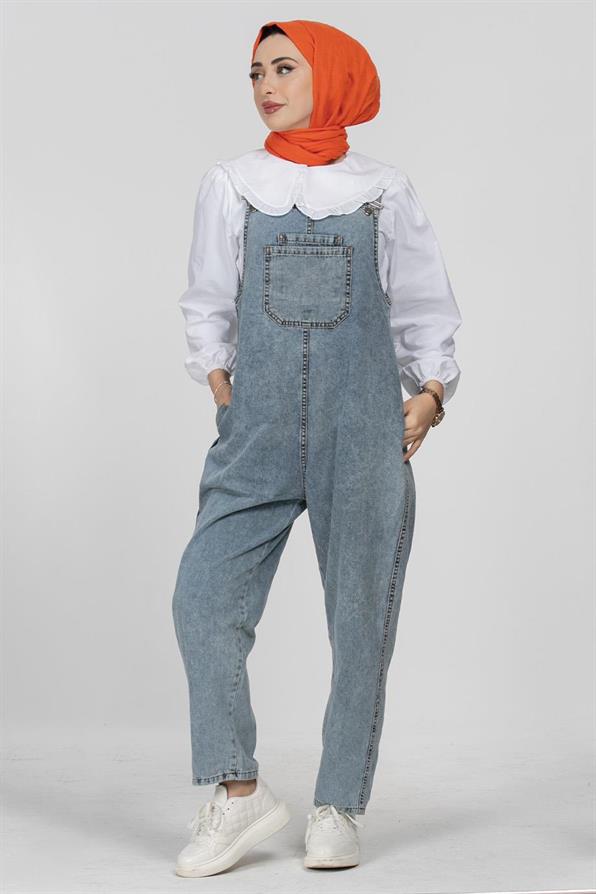 Bib and Brace Overall -Blue color