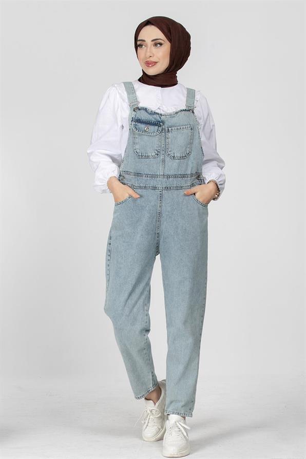 Bib and Brace Overall-Blue
