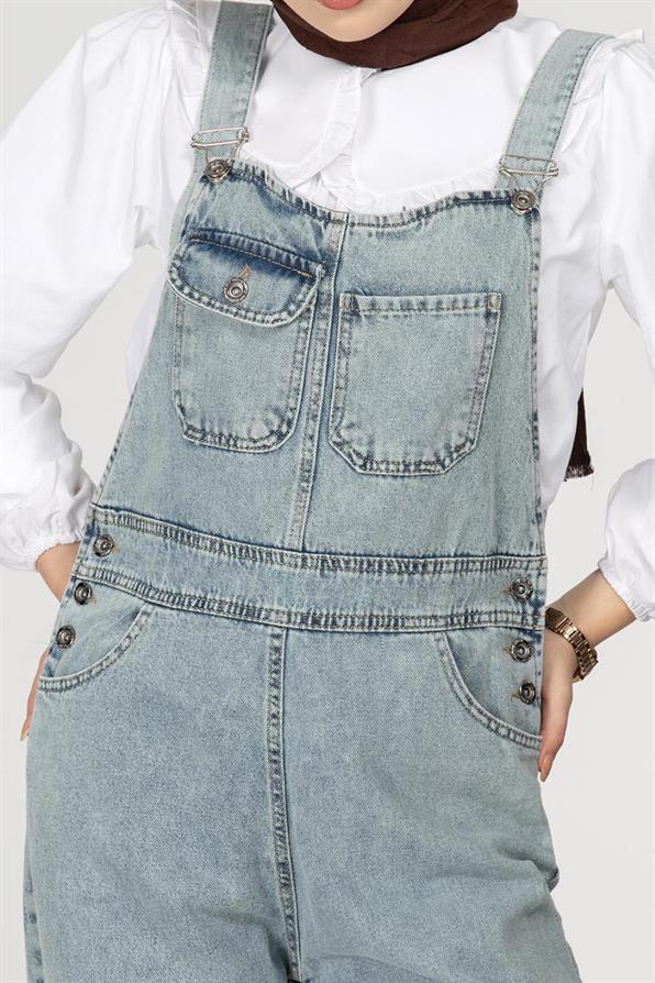 Bib and Brace Overall-Blue
