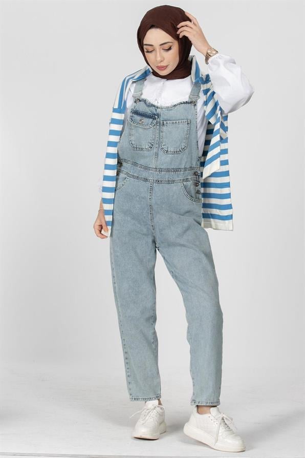 Bib and Brace Overall-Blue