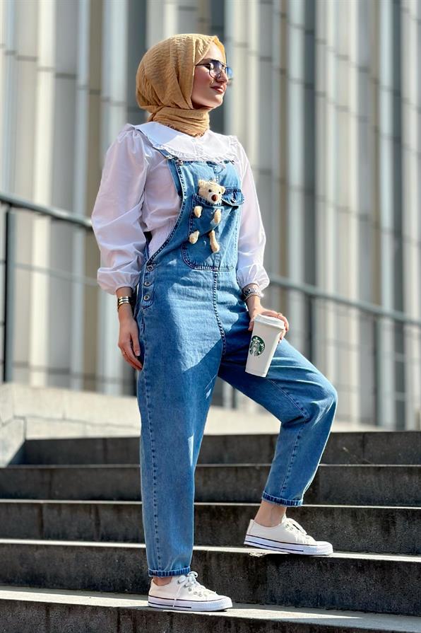 Bib and Brace Overall-Blue