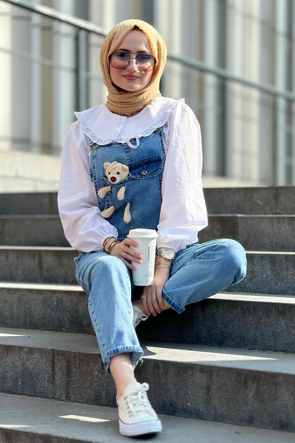 Bib and Brace Overall-Blue