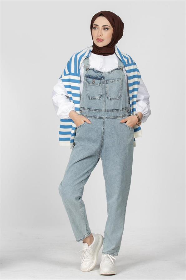 Bib and Brace Overall-Blue