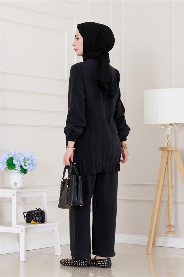 Tensel Allerli ikili Takım-Siyah