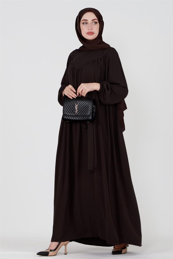 Hijab Dress-Brown