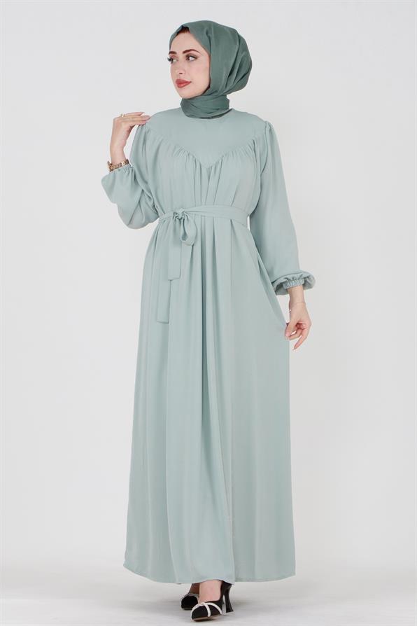 Hijab Dress-Mint Green