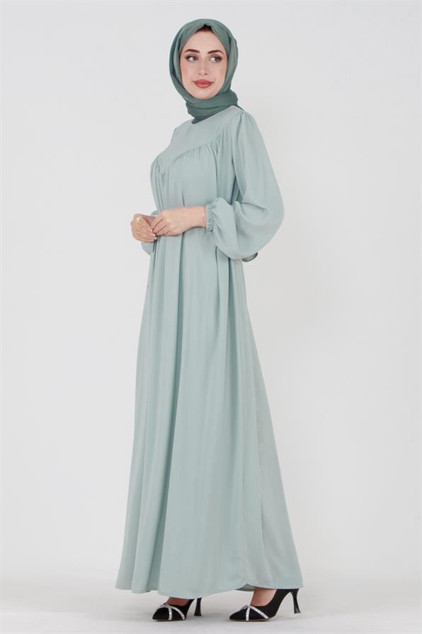 Hijab Dress-Mint Green