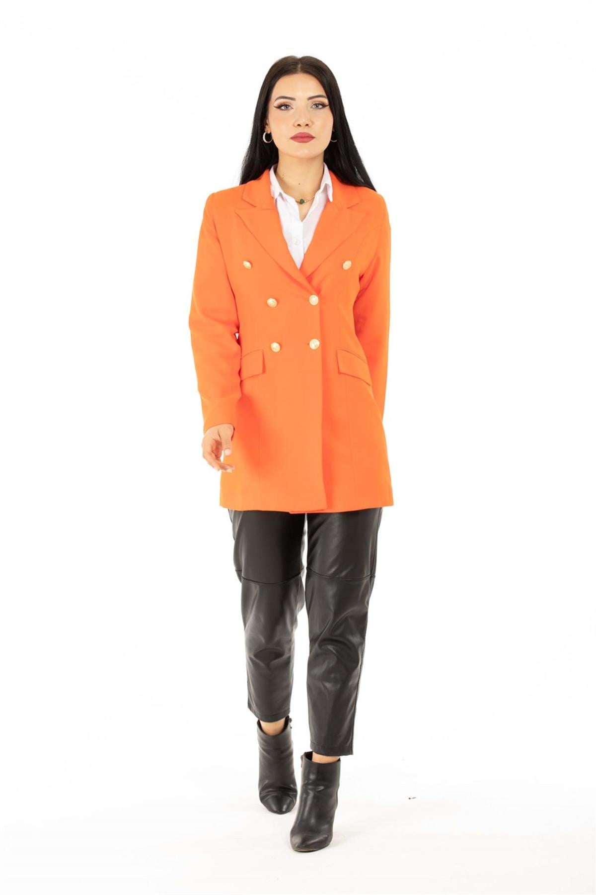 Klasik Ceket-Turuncu