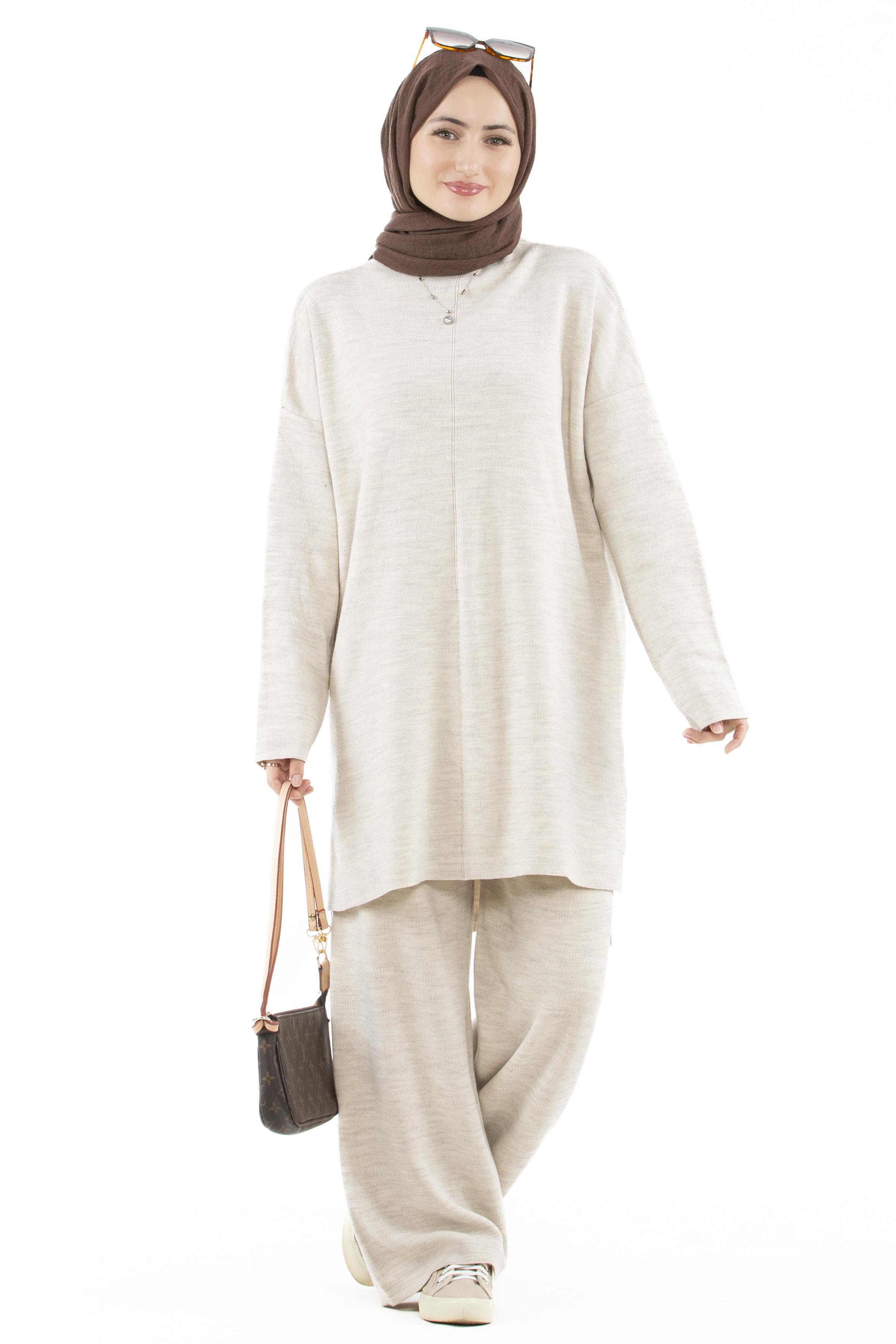 Oversize Triko Takım-Taş