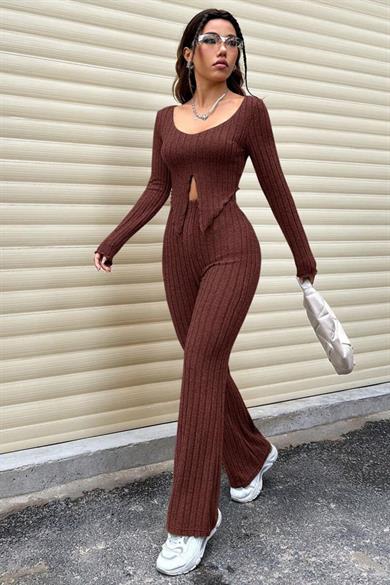 Bella Notte Bordo Triko Takım 77321