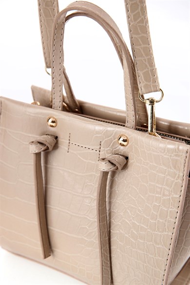 Bella Notte Camel Uzun Askılı Çok Şık Zarif Çanta 5007