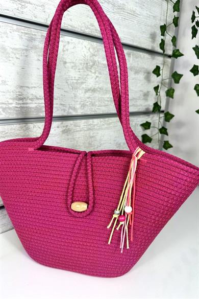Bella Notte Fuchsia Handmade Casual/Beach Bag 8002