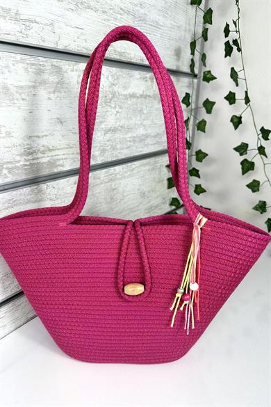 Bella Notte Fuchsia Handmade Casual/Beach Bag 8002