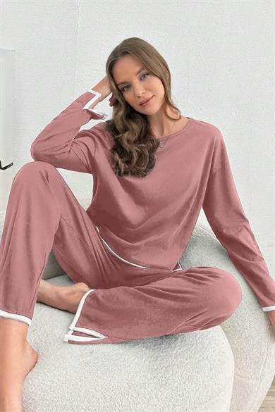 Bella Notte Gülkurusu Pijama Takımı 7398