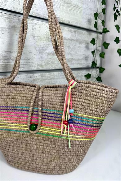 Bella Notte Jute Rope Handmade Casual/Beach Bag 8017