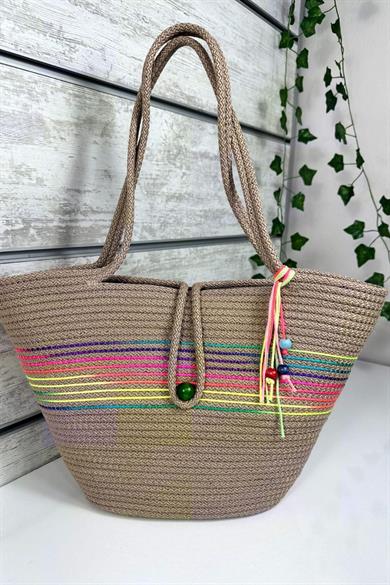 Bella Notte Jute Rope Handmade Casual/Beach Bag 8017