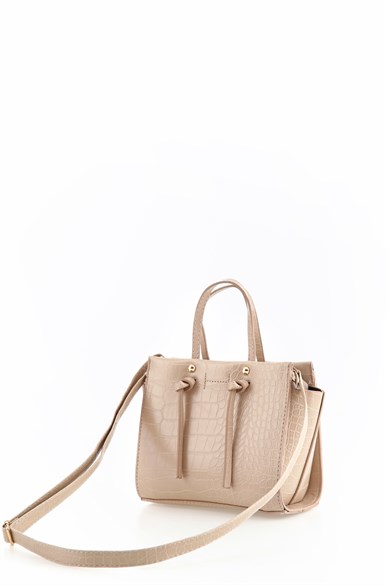 Bella Notte Krem Uzun Askılı Çok Şık Zarif Çanta 5007