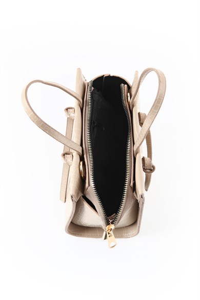 Bella Notte Krem Uzun Askılı Çok Şık Zarif Çanta 5007