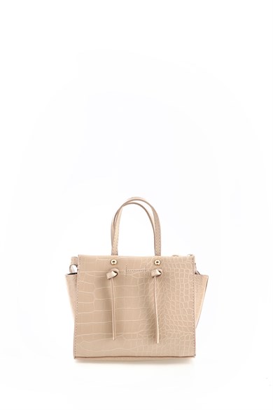 Bella Notte Krem Uzun Askılı Çok Şık Zarif Çanta 5007