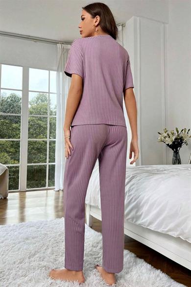 Bella Notte Lila Pijama Takımı 7117