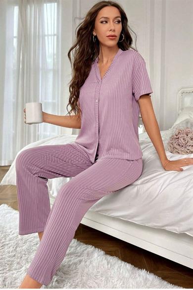Bella Notte Lila Pijama Takımı 7117