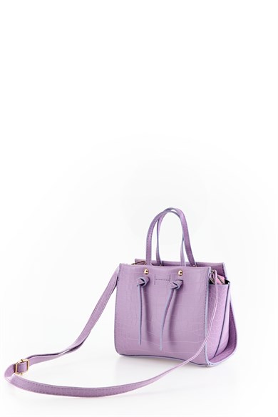 Bella Notte Lila Uzun Askılı Çok Şık Zarif Çanta 5007