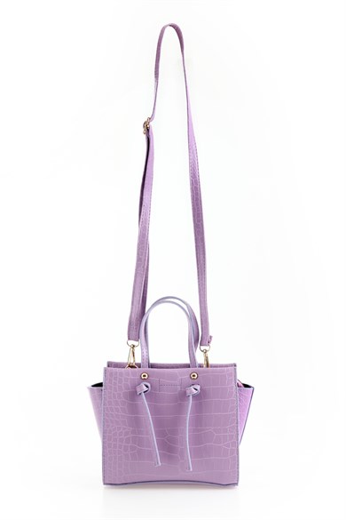 Bella Notte Lila Uzun Askılı Çok Şık Zarif Çanta 5007
