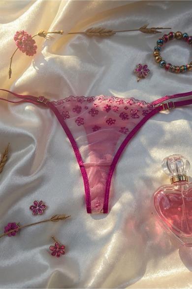 Bella Notte Mor Çiçek Esintili Sütyen Takımı 19033