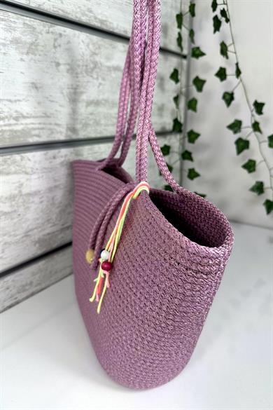 Bella Notte Pink Handmade Casual/Beach Bag 8001