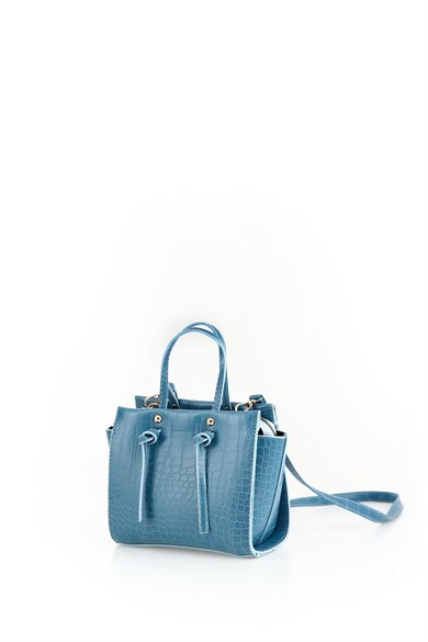 Bella Notte Petrol Mavisi Uzun Askılı Çok Şık Zarif Çanta 5007