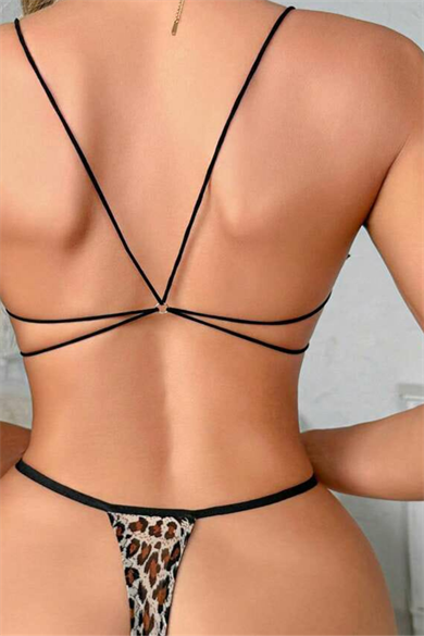 Bella Notte Сексуальный леопардовый узор очень сексуальный стильный набор бюстгальтеров 16040