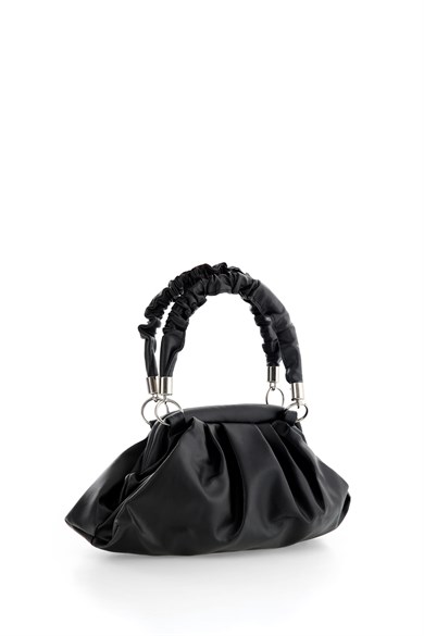 Bella Notte Siyah Çift Askılı Mini Şık El Çantası 5002