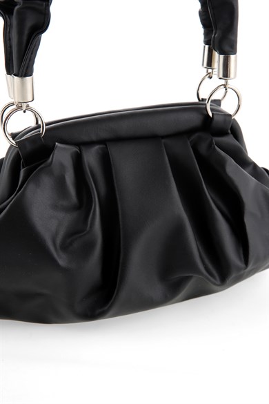 Bella Notte Siyah Çift Askılı Mini Şık El Çantası 5002