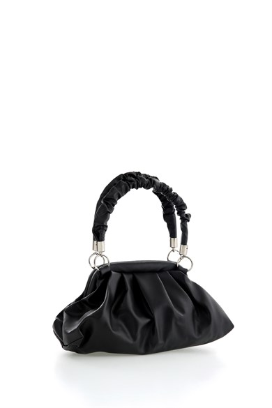 Bella Notte Siyah Çift Askılı Mini Şık El Çantası 5002