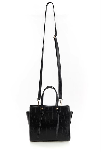 Bella Notte Siyah Uzun Askılı Çok Şık Zarif Çanta 5007