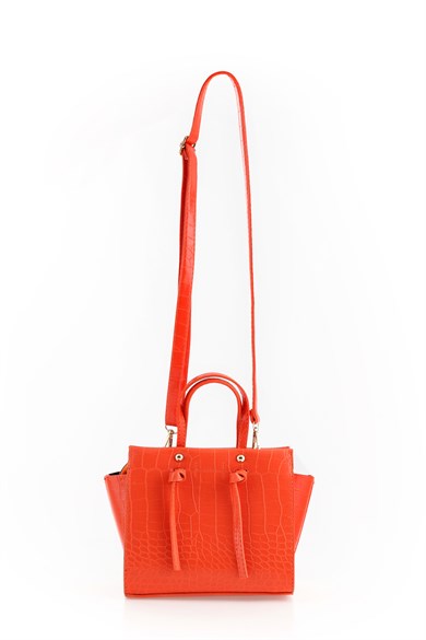 Bella Notte Turuncu Uzun Askılı Çok Şık Zarif Çanta 5007